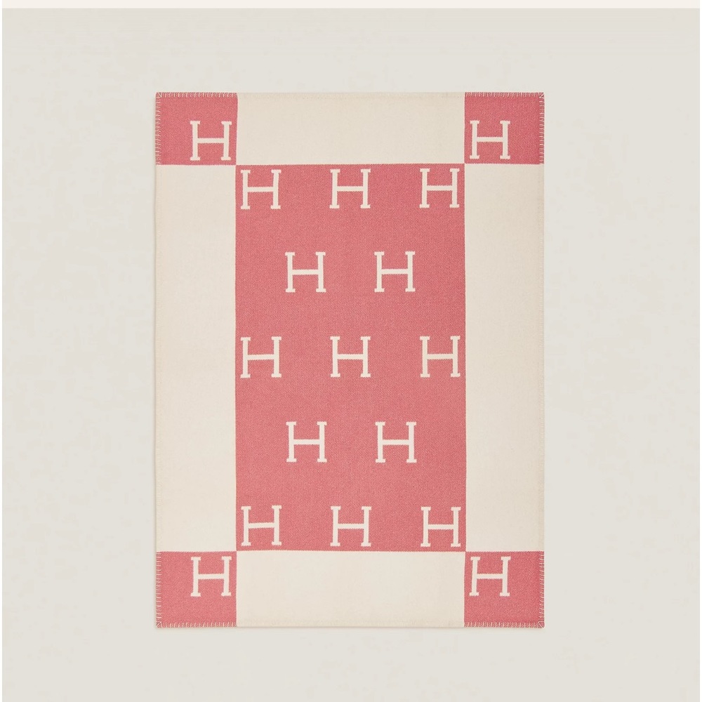 HERMES Avalon baby blanket